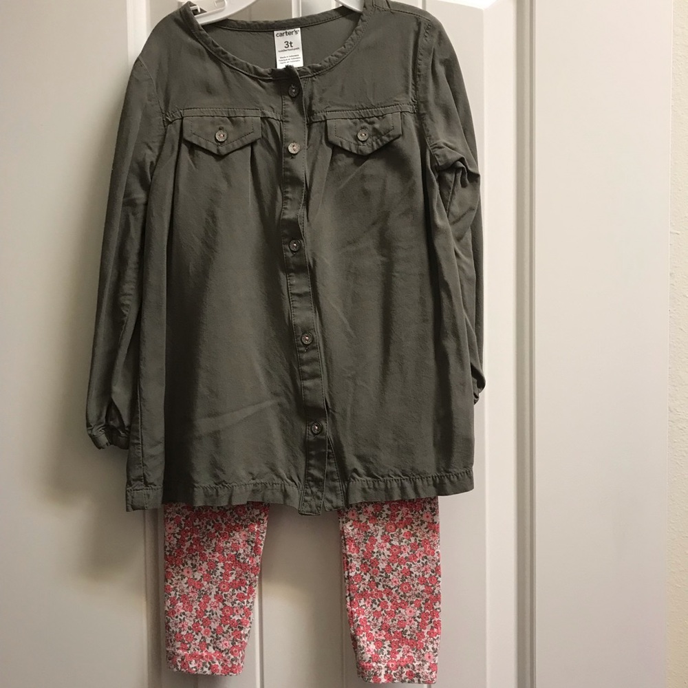 Carter’s long sleeve & legging set
